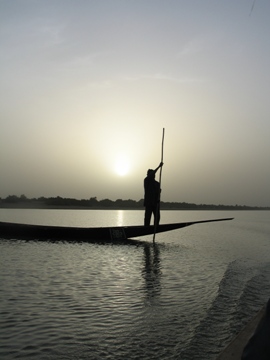 This photo of a Niger River Man was taken by a photographer from the Netherlands.